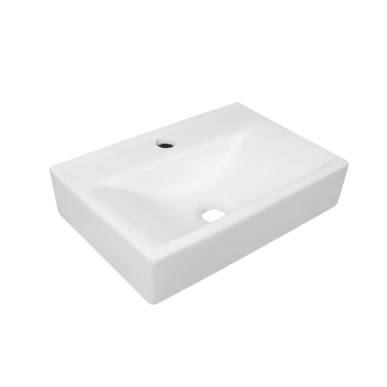 DeerValley DV-1WS0128 Wall Mounted Sinks 18in Modern Compact Design - Image 3