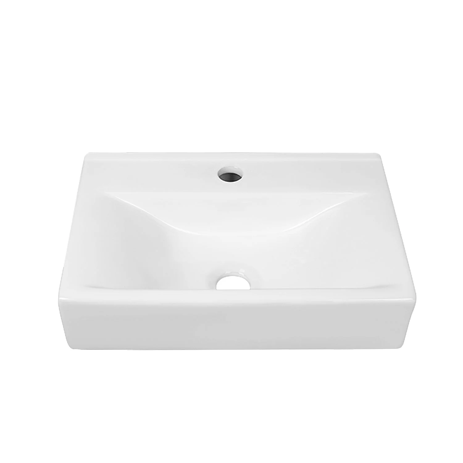 DeerValley DV-1WS0128 Wall Mounted Sinks 18in Modern Compact Design - Image 7