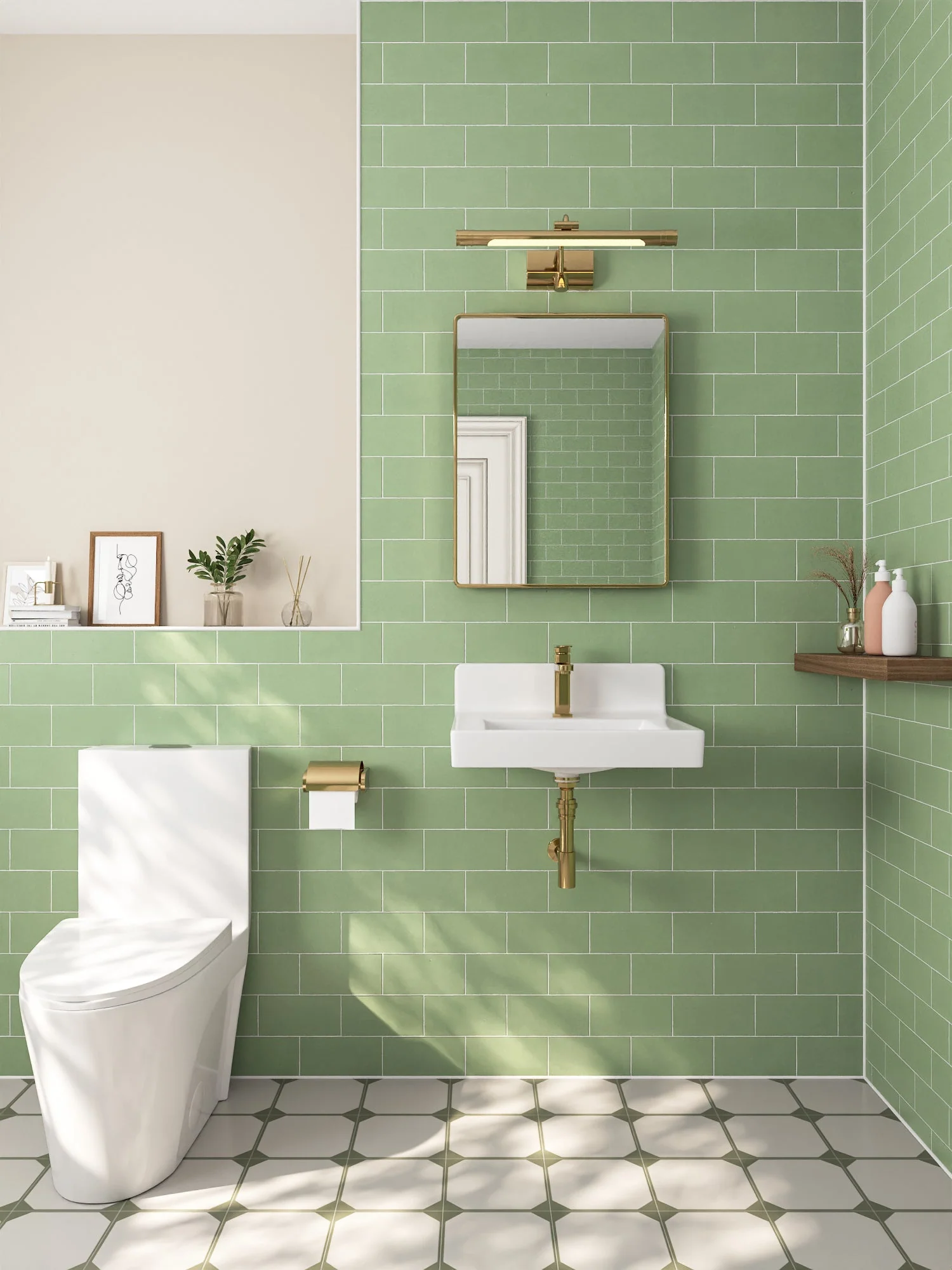 20" L X 10" W Rectangular Wall-Mount Bathroom Sink, Overflow Hole - Image 9