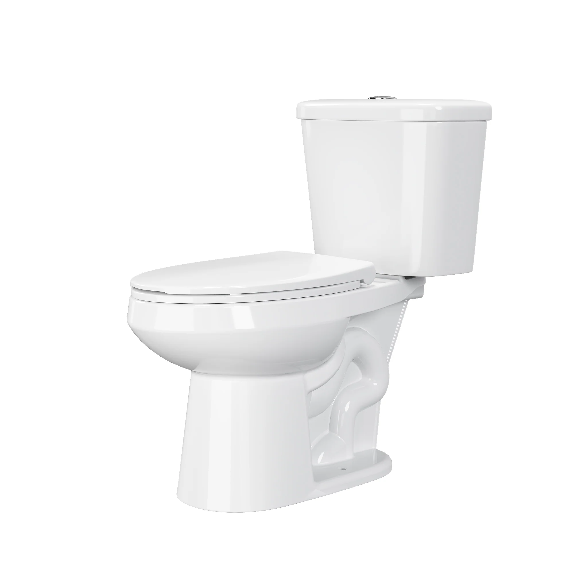 DeerValley DV-2F0387 Two-Piece ADA Chair Height Dual-Flush Elongated Toilet, 1.1/1.6 GPF Water-Saving, MaP 1000g Clog-Resistant Flush, Soft-Close Seat, White - Image 13