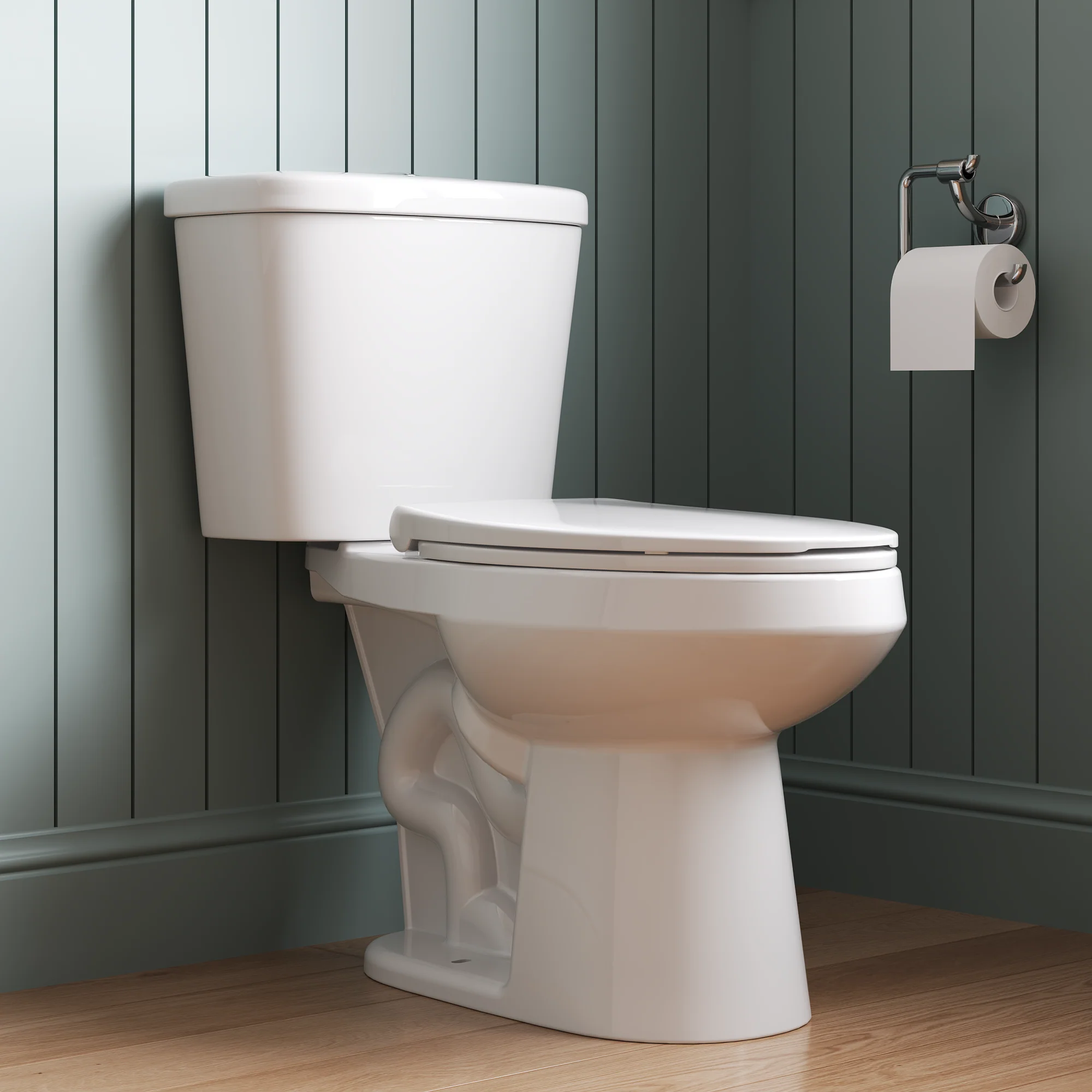 DeerValley DV-2F0387 Two-Piece ADA Chair Height Dual-Flush Elongated Toilet, 1.1/1.6 GPF Water-Saving, MaP 1000g Clog-Resistant Flush, Soft-Close Seat, White - Image 3