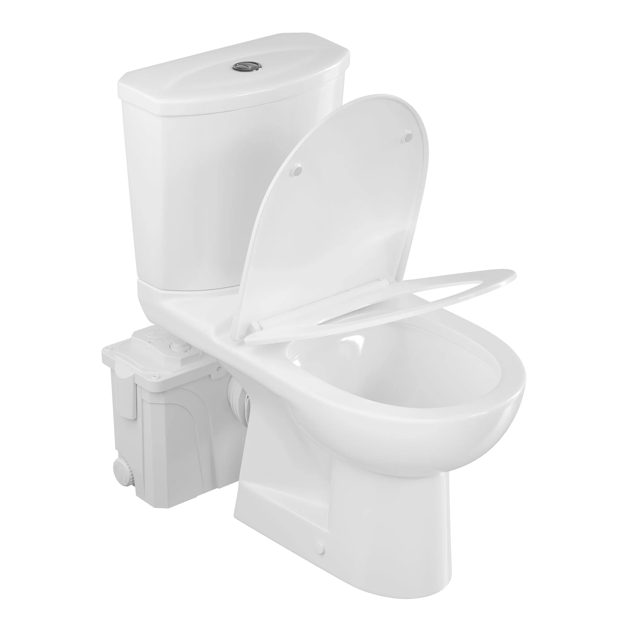 DV-2F295ZH005 Macerating Toilet, 23ft Vertical Sewage Lift, 700W Stainless Steel Grinder, Dual Odor Control System - Image 9