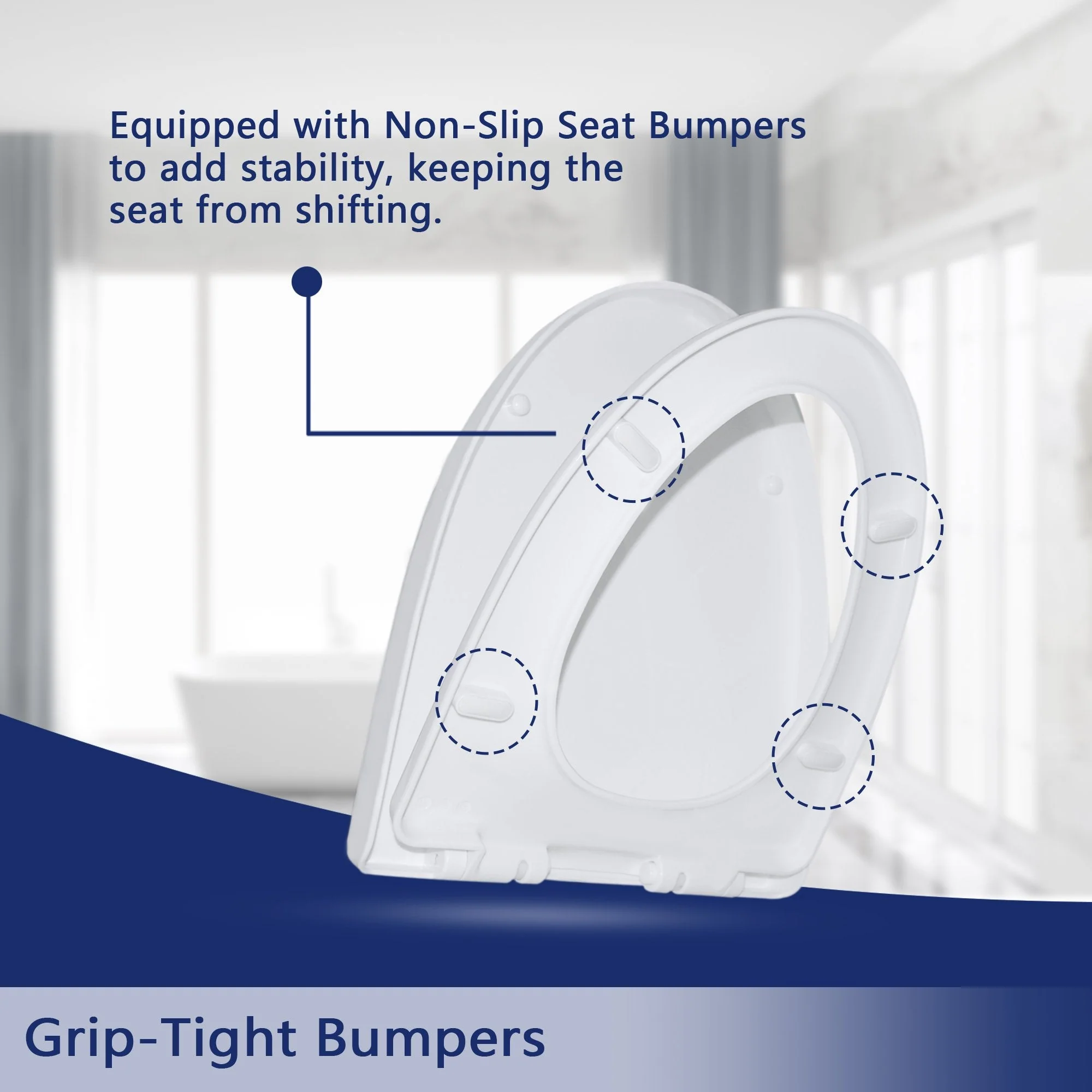 DeerValley DV-F636S11 Quick-Release Slow-Close Plastic Elongated Polypropylene Toilet Seat (Fit with DV-1F52636) - Image 7