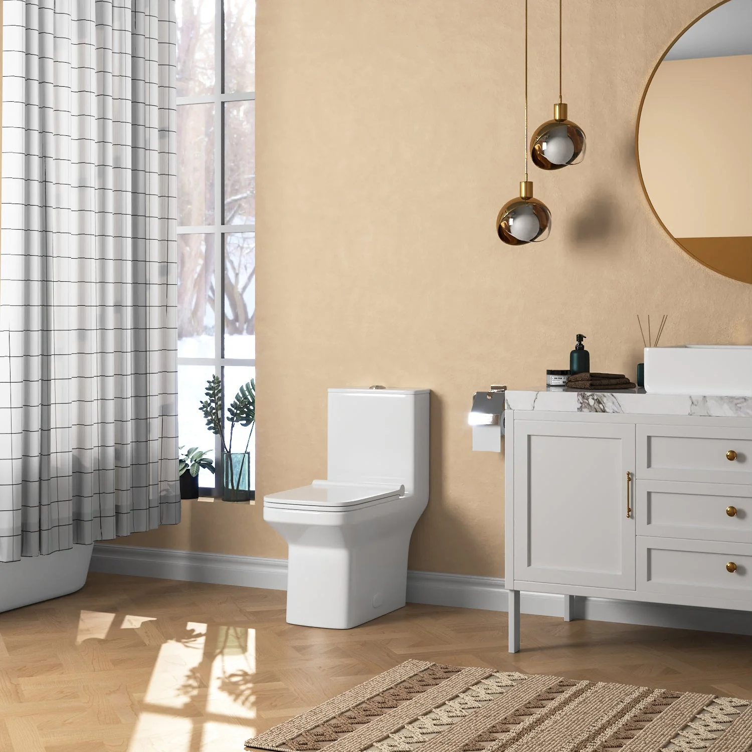 Open Box - ACE One-Piece Square Toilet, 12" Rough-in Dual-Flush - Image 12