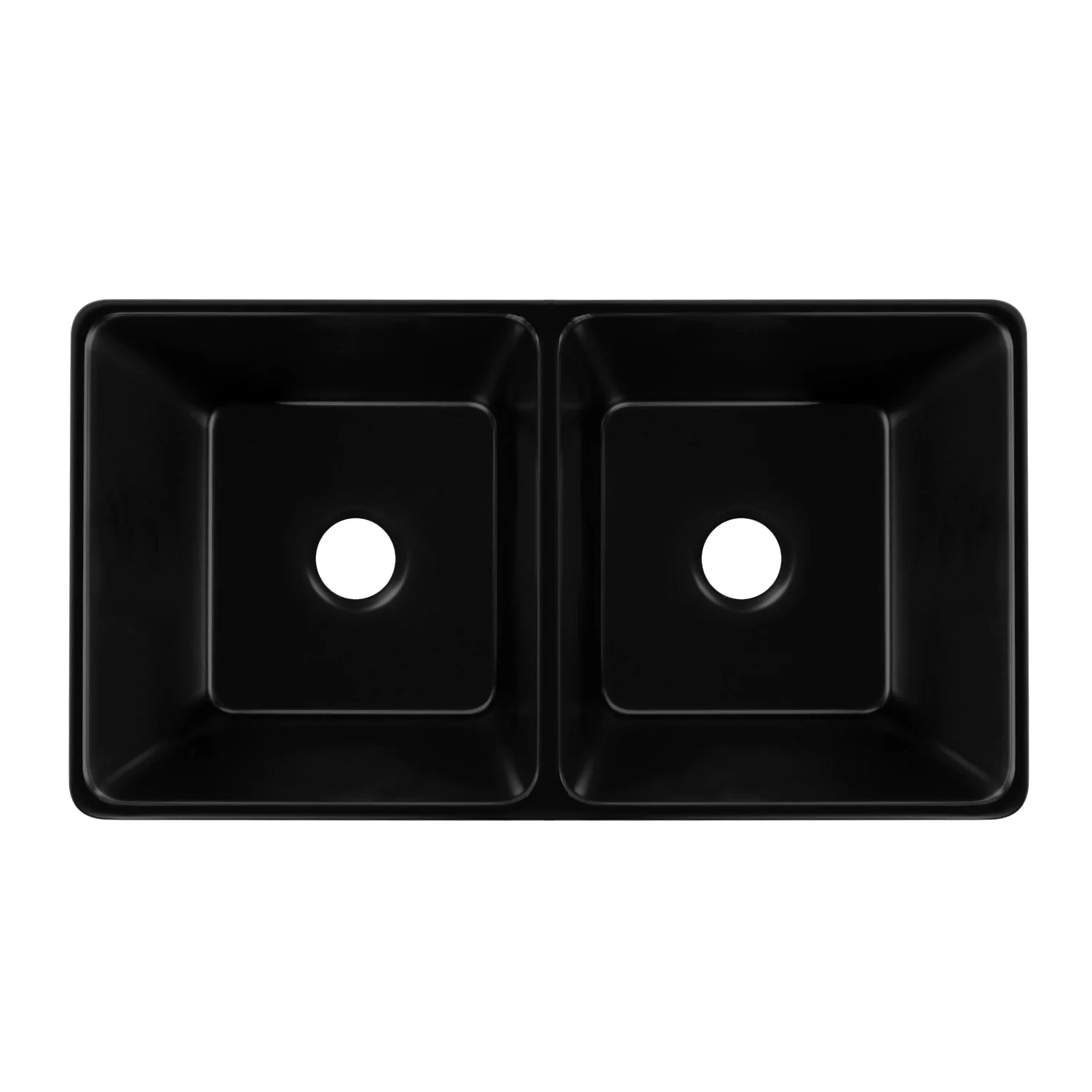 DeerValley DV-1K028 Farmhouse Kitchen Sinks Dual Basin Quiet Install True Ceramic 3.5" Drain - Image 13